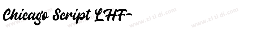Chicago Script LHF字体转换
